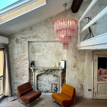 Charming And Design Attic Loft In Coolest Area Navigli Ticinese Apartment